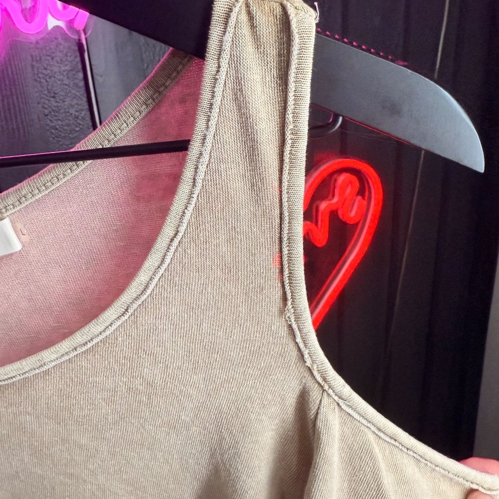 Mustard seed off the shoulder sweatshirt - Picture 5 of 13